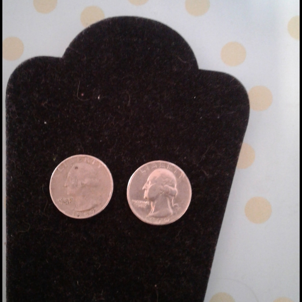 Lot of 2 SILVER CLAD QUARTERS